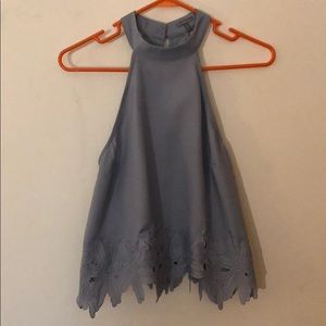 Light Blue Halter Top